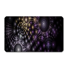 Fractal Patterns Dark Circles Magnet (rectangular) by Simbadda