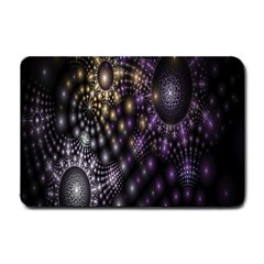 Fractal Patterns Dark Circles Small Doormat 