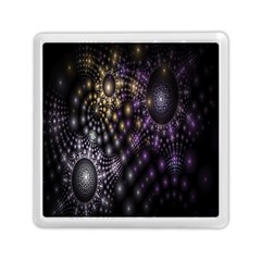 Fractal Patterns Dark Circles Memory Card Reader (square) 