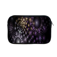 Fractal Patterns Dark Circles Apple Macbook Pro 13  Zipper Case