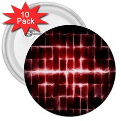 Electric Lines Pattern 3  Buttons (10 Pack) 