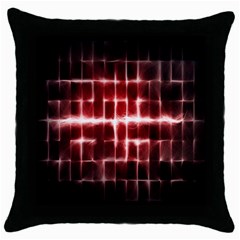 Electric Lines Pattern Throw Pillow Case (black)