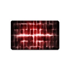 Electric Lines Pattern Magnet (name Card)