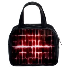 Electric Lines Pattern Classic Handbags (2 Sides)