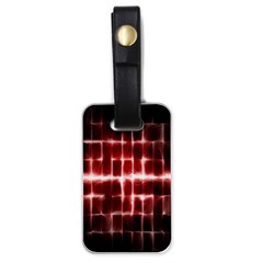 Electric Lines Pattern Luggage Tags (one Side) 