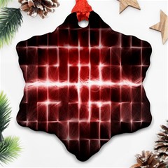 Electric Lines Pattern Ornament (snowflake)