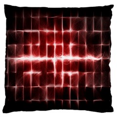 Electric Lines Pattern Large Cushion Case (one Side) by Simbadda