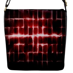 Electric Lines Pattern Flap Messenger Bag (s) by Simbadda