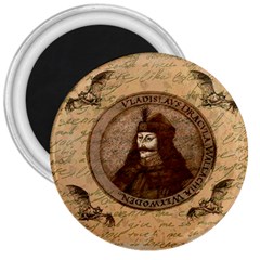 Count Vlad Dracula 3  Magnets