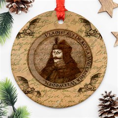 Count Vlad Dracula Ornament (Round)