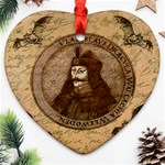 Count Vlad Dracula Ornament (Heart) Front