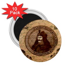 Count Vlad Dracula 2 25  Magnets (10 Pack)  by Valentinaart