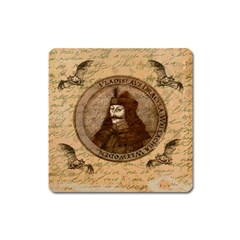 Count Vlad Dracula Square Magnet