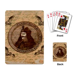 Count Vlad Dracula Playing Card