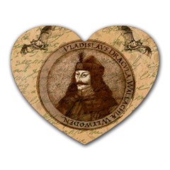 Count Vlad Dracula Heart Mousepads by Valentinaart