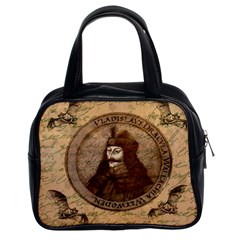 Count Vlad Dracula Classic Handbags (2 Sides) by Valentinaart