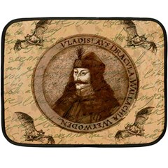 Count Vlad Dracula Double Sided Fleece Blanket (mini)  by Valentinaart