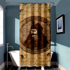 Count Vlad Dracula Shower Curtain 36  x 72  (Stall) 