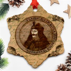 Count Vlad Dracula Ornament (Snowflake)