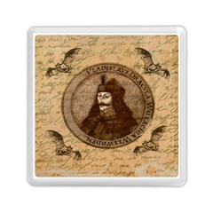 Count Vlad Dracula Memory Card Reader (square)  by Valentinaart