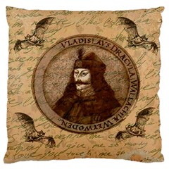 Count Vlad Dracula Large Cushion Case (One Side)