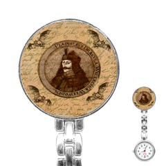 Count Vlad Dracula Stainless Steel Nurses Watch by Valentinaart