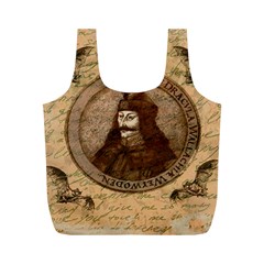 Count Vlad Dracula Full Print Recycle Bags (m)  by Valentinaart