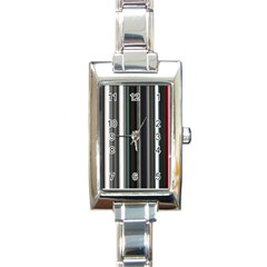 Miracle Mile Pattern Rectangle Italian Charm Watch by Simbadda