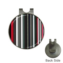 Miracle Mile Pattern Hat Clips With Golf Markers by Simbadda