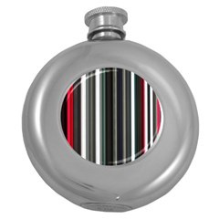 Miracle Mile Pattern Round Hip Flask (5 Oz)