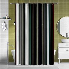 Miracle Mile Pattern Shower Curtain 48  X 72  (small)  by Simbadda