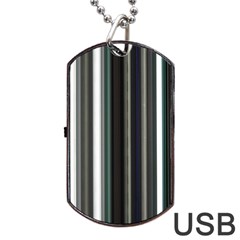 Miracle Mile Pattern Dog Tag Usb Flash (one Side)