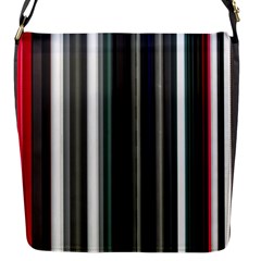 Miracle Mile Pattern Flap Messenger Bag (s) by Simbadda