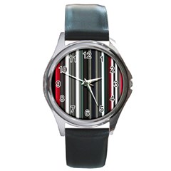 Miracle Mile Pattern Round Metal Watch by Simbadda