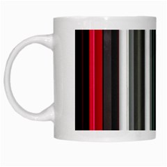 Miracle Mile Pattern White Mugs