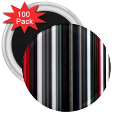 Miracle Mile Pattern 3  Magnets (100 Pack)