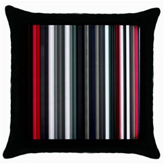 Miracle Mile Pattern Throw Pillow Case (black) by Simbadda