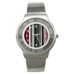 Miracle Mile Pattern Stainless Steel Watch by Simbadda