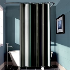 Miracle Mile Pattern Shower Curtain 36  X 72  (stall) 