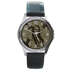 Indian Chief Round Metal Watch by Valentinaart