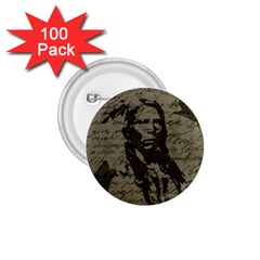 Indian Chief 1 75  Buttons (100 Pack)  by Valentinaart