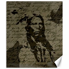 Indian Chief Canvas 20  X 24   by Valentinaart