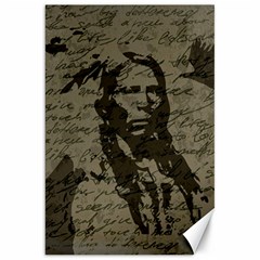 Indian Chief Canvas 20  X 30   by Valentinaart