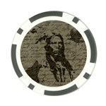 Indian chief Poker Chip Card Guard Front