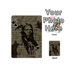 Indian Chief Playing Cards 54 (mini)  by Valentinaart