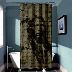 Indian Chief Shower Curtain 36  X 72  (stall)  by Valentinaart