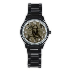 Indian Chief Stainless Steel Round Watch by Valentinaart