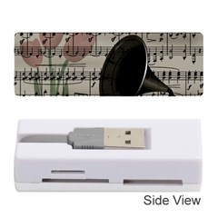 Vintage music design Memory Card Reader (Stick) 