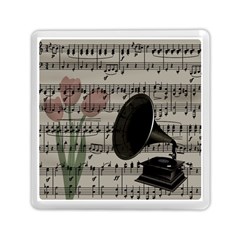 Vintage music design Memory Card Reader (Square) 