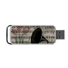 Vintage music design Portable USB Flash (Two Sides)